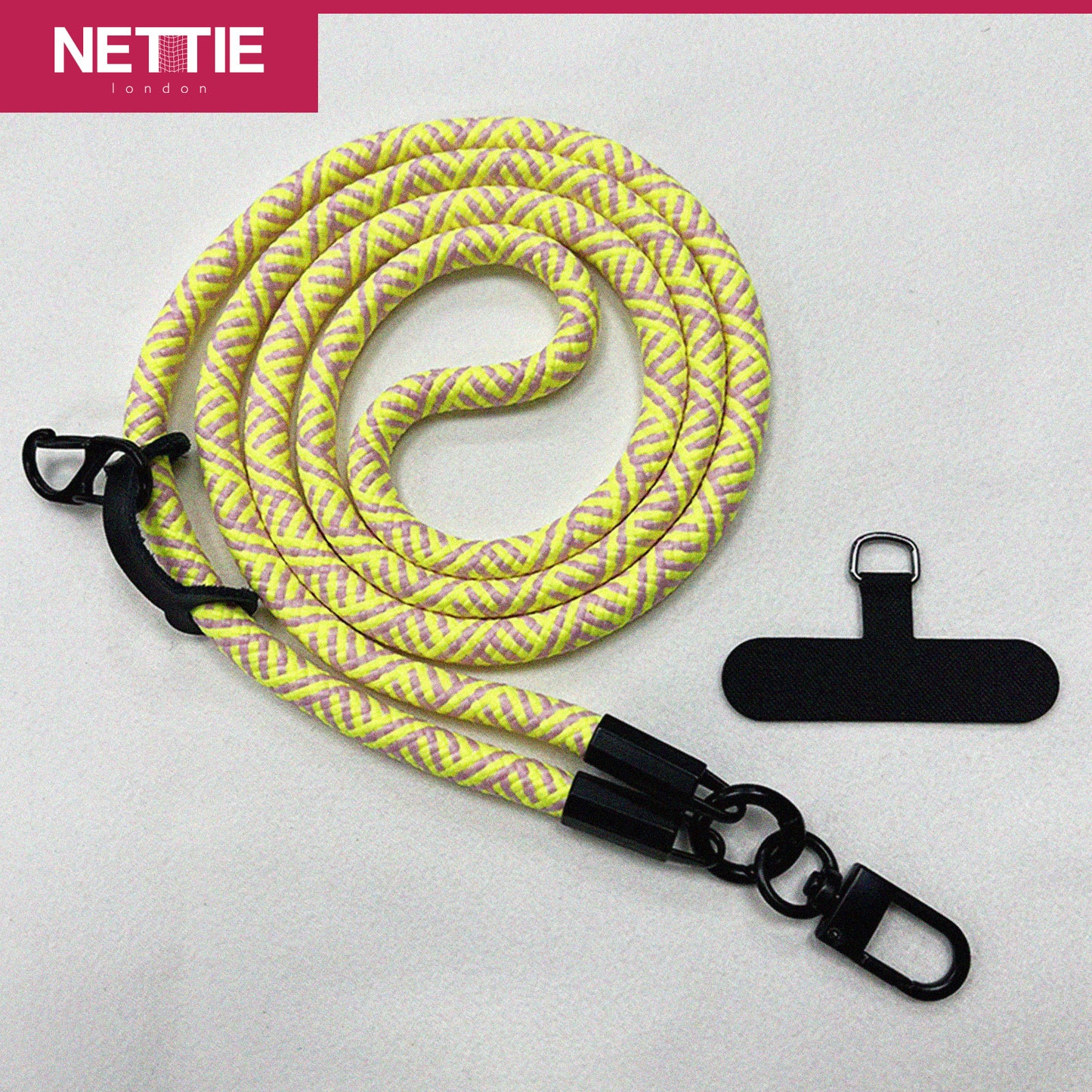 Game Ready Long Phone Strap (8mm) | Crossbody Rope Lanyard with 360° Rotating Buckle