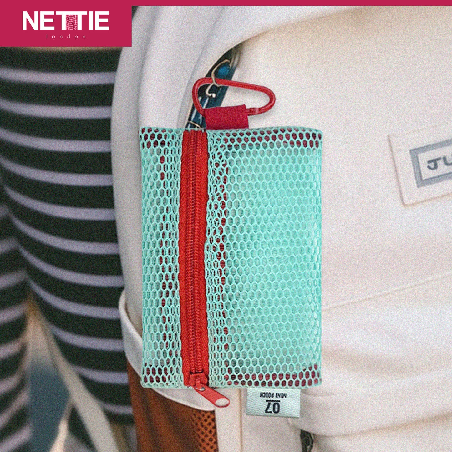 Game Ready | Mesh Carry Pouch | Lightweight Breathable Organizer with Clip