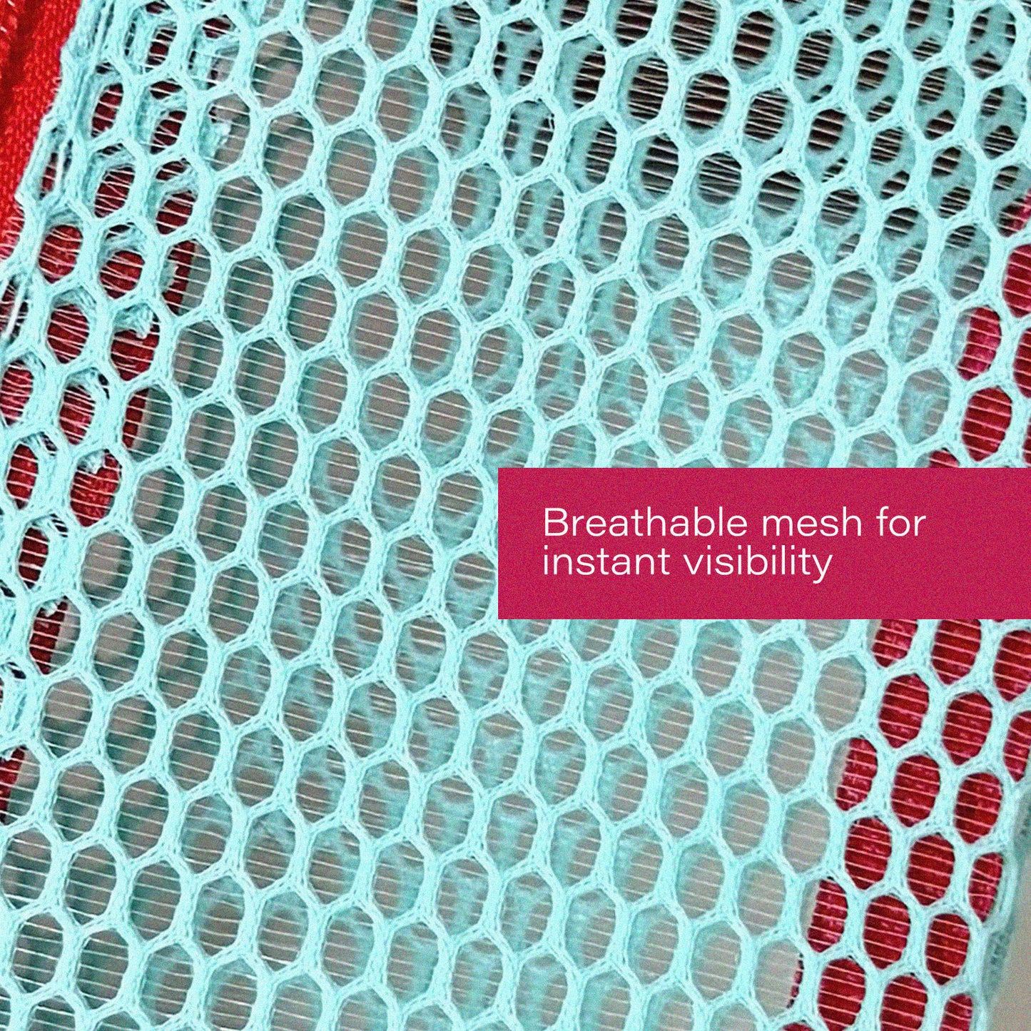 Game Ready | Mesh Carry Pouch | Lightweight Breathable Organizer with Clip