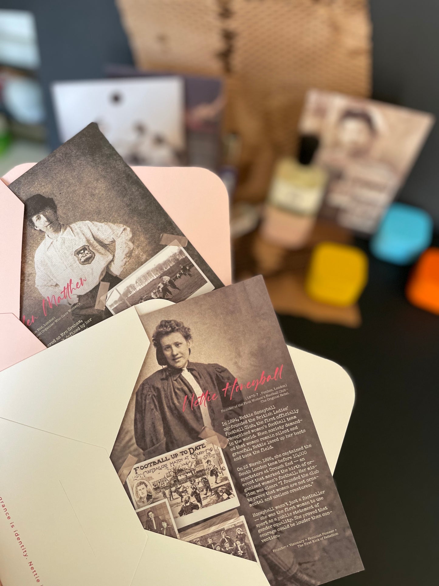 The British Ladies – Football Legends Series | Five envelopes. Five cards | One extraordinary legacy