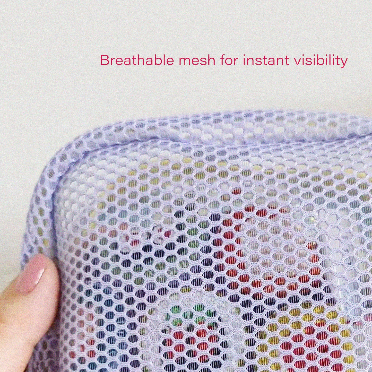 Game Ready | Mesh Carry Pouch | Lightweight Breathable Organizer with Clip