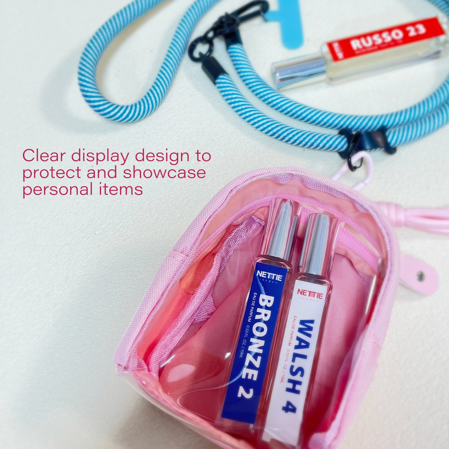 Game Ready Clear Display Mini Pouch | Delicate Collectible & Everyday Charm Bag