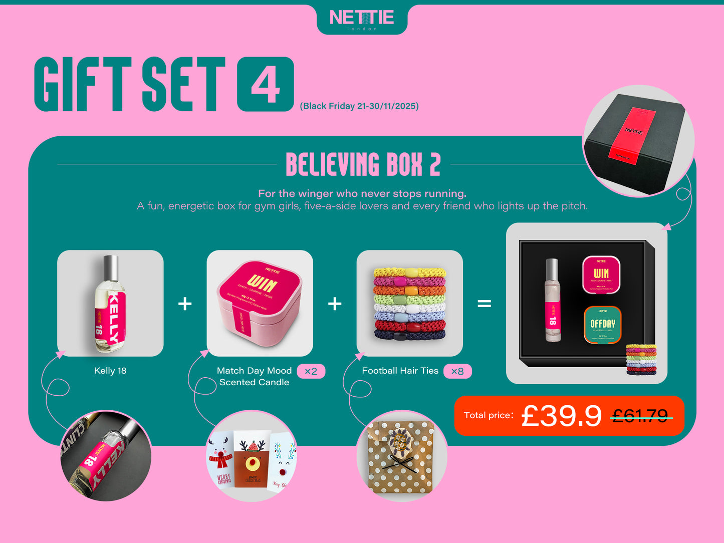 BIG 6 Collection | Christmas Gift Sets for the Girls Who Play | Made for the ones who lead, run, cheer and believe.