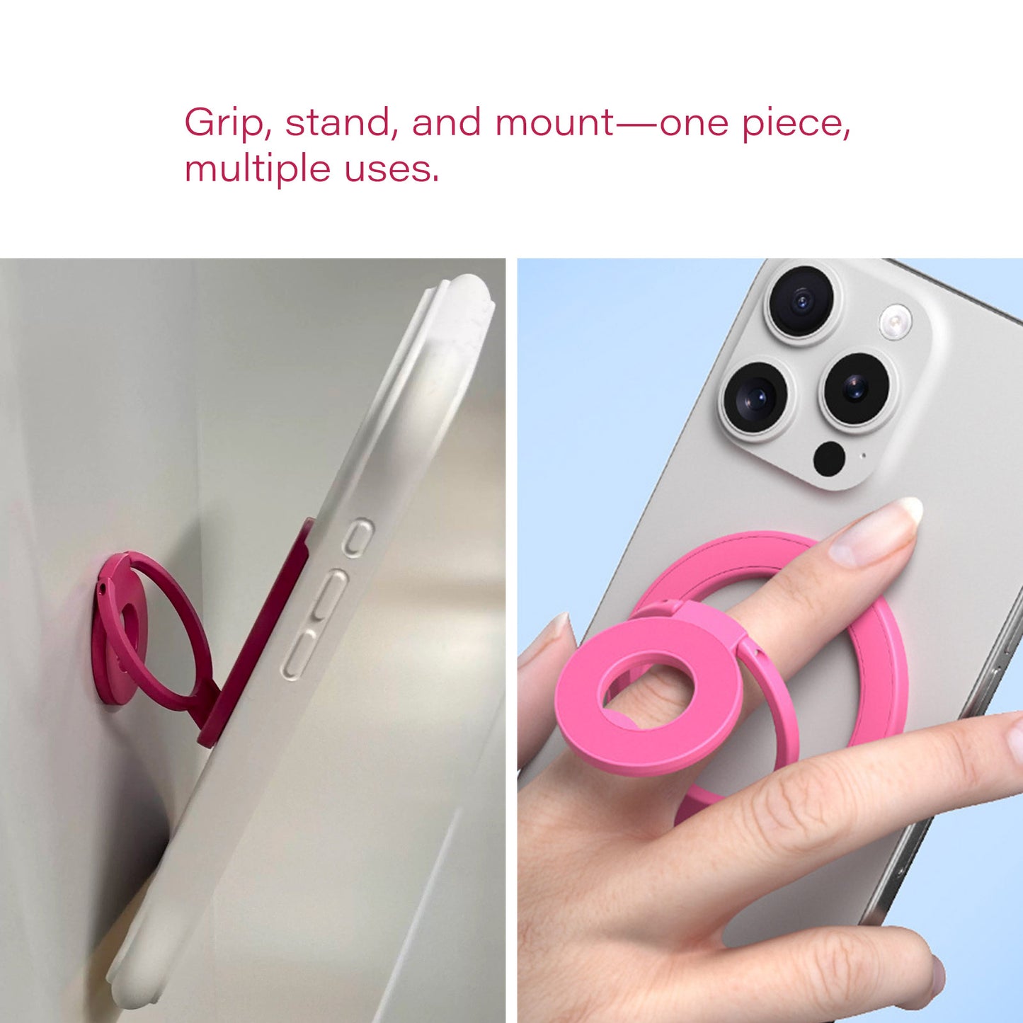 Game Ready Magnetic Ring Stand | 360° Adjustable MagSafe Phone Grip & Stand