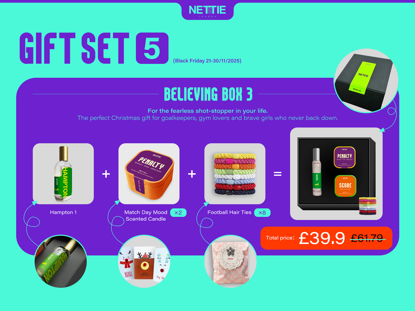 BIG 6 Collection | Christmas Gift Sets for the Girls Who Play | Made for the ones who lead, run, cheer and believe.