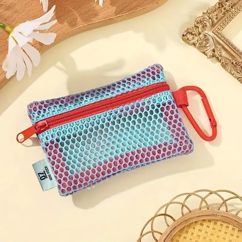 Game Ready | Mesh Carry Pouch | Lightweight Breathable Organizer with Clip