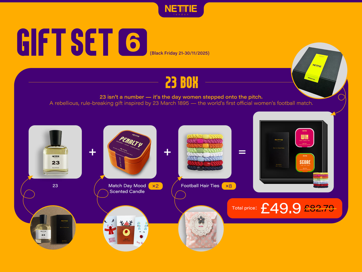 BIG 6 Collection | Christmas Gift Sets for the Girls Who Play | Made for the ones who lead, run, cheer and believe.