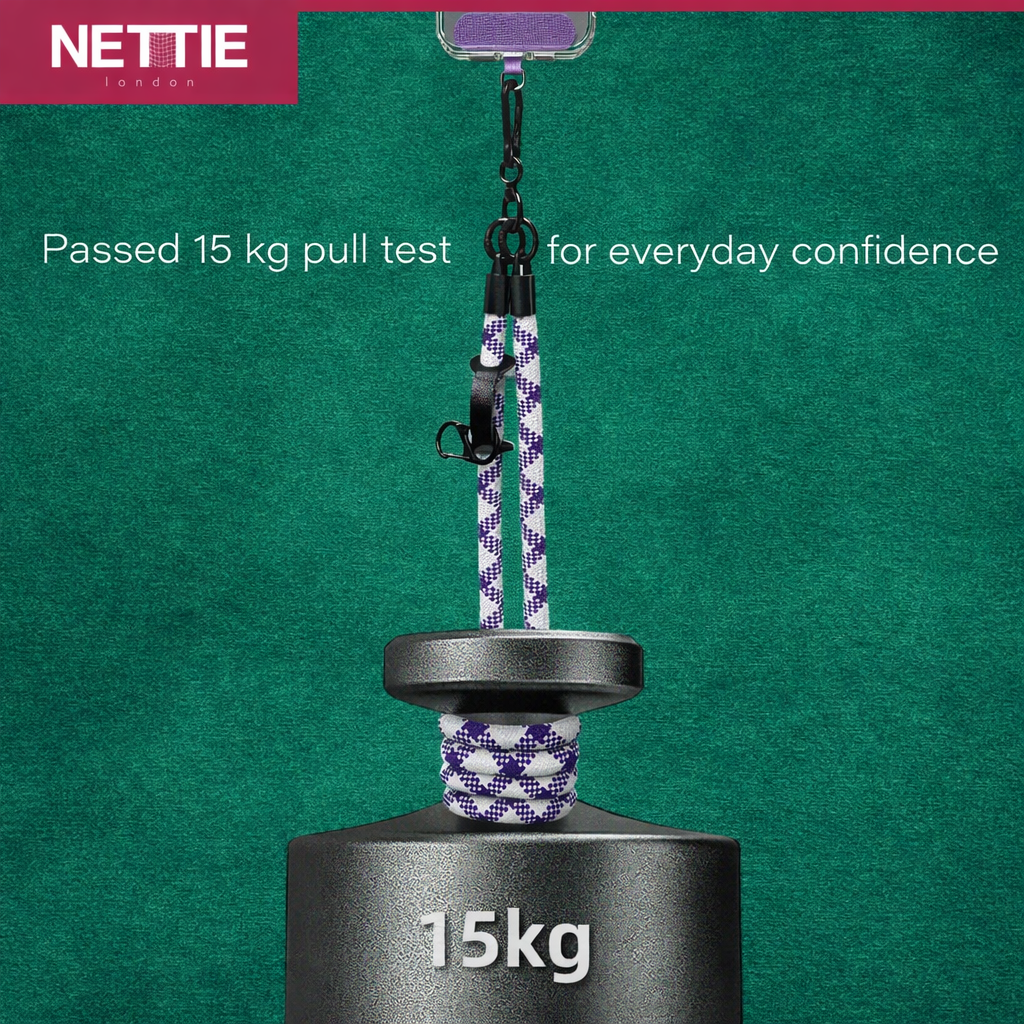 Game Ready Short Phone Strap | Heavy-Duty Wrist Lanyard with 360° Rotating Buckle