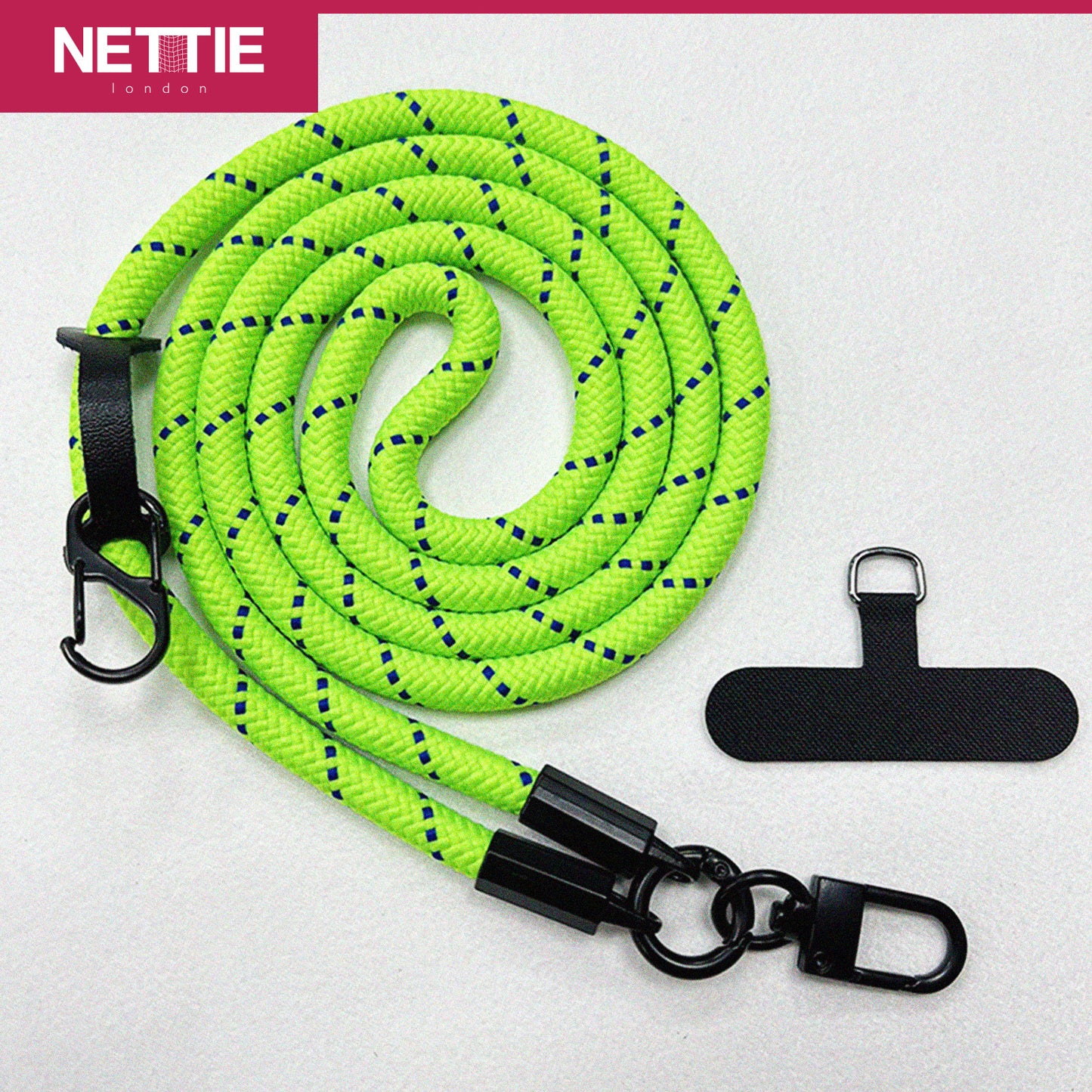 Game Ready Long Phone Strap (8mm) | Crossbody Rope Lanyard with 360° Rotating Buckle