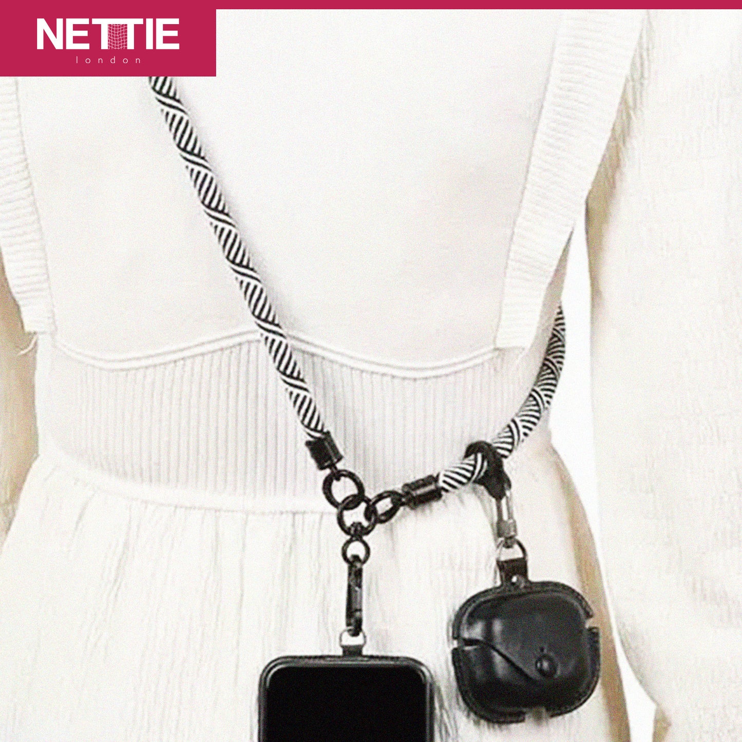 Game Ready Long Phone Strap (8mm) | Crossbody Rope Lanyard with 360° Rotating Buckle