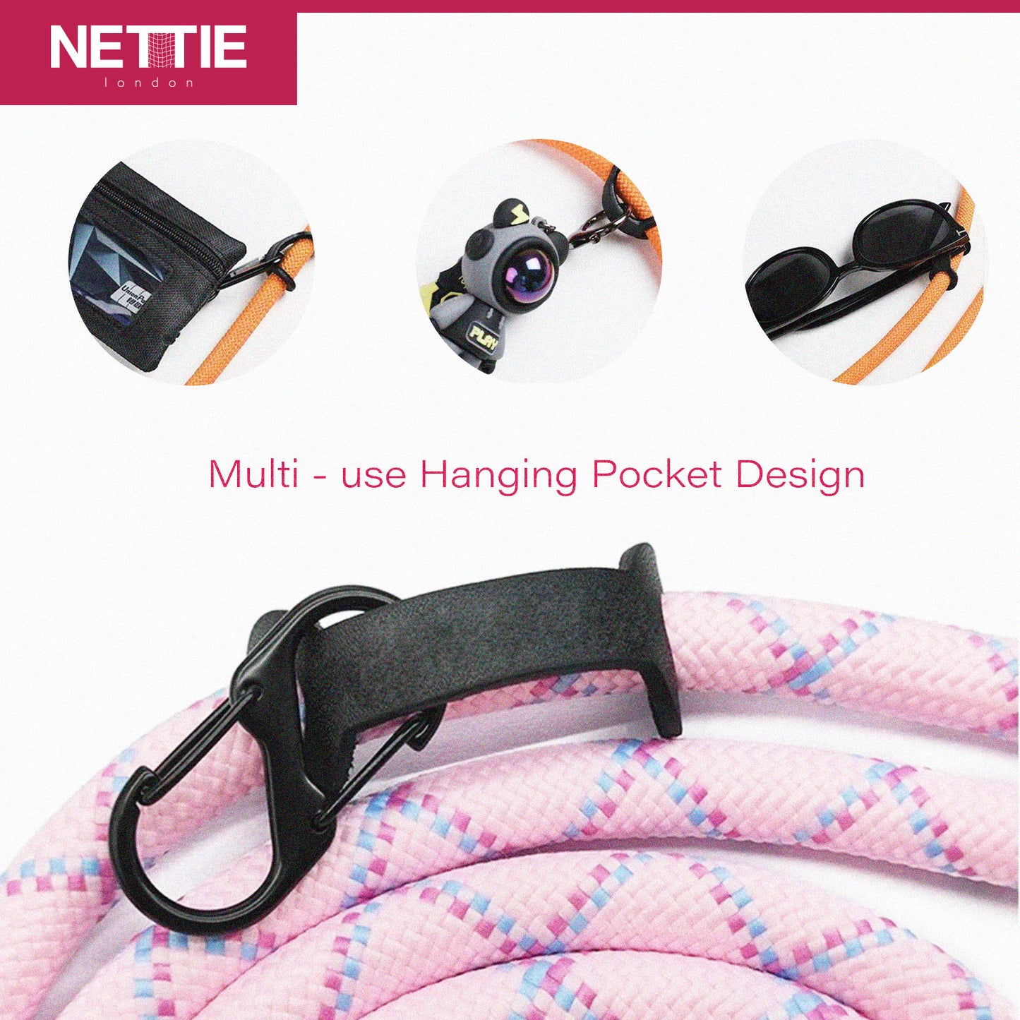 Game Ready Long Phone Strap (8mm) | Crossbody Rope Lanyard with 360° Rotating Buckle
