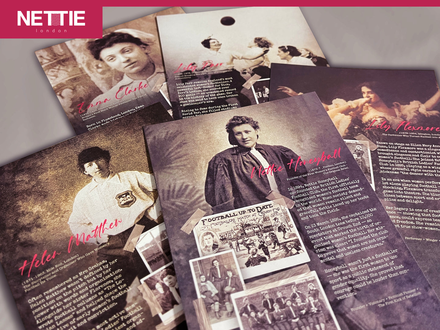 The British Ladies – Football Legends Series | Five envelopes. Five cards | One extraordinary legacy