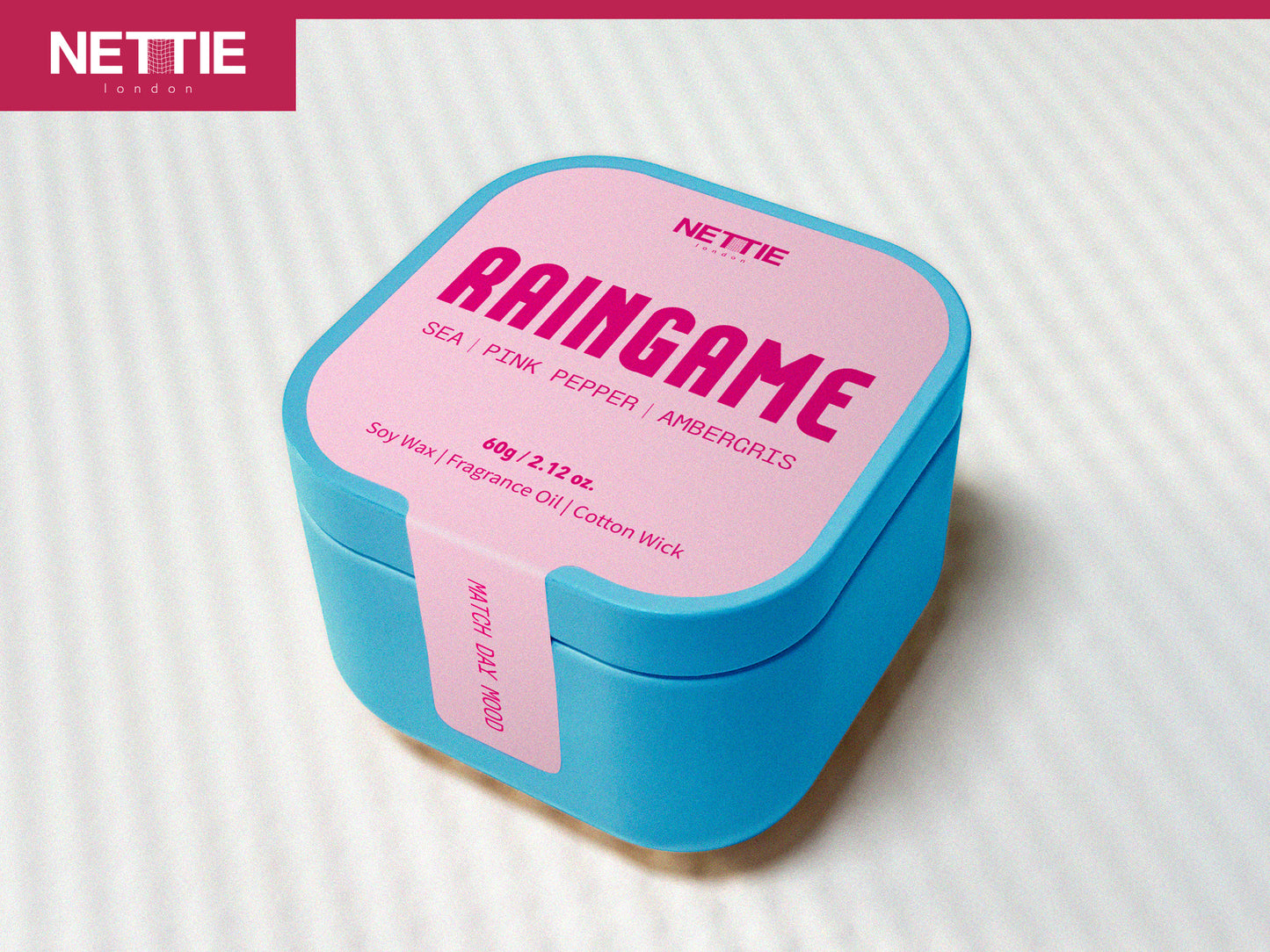 RAINGAME — Soft chaos, sweet freedom | MATCH DAY MOODS | Scented Candle