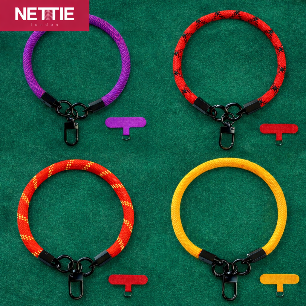 Game Ready Short Phone Strap | Heavy-Duty Wrist Lanyard with 360° Rotating Buckle