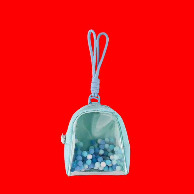 Game Ready Clear Display Mini Pouch | Delicate Collectible & Everyday Charm Bag
