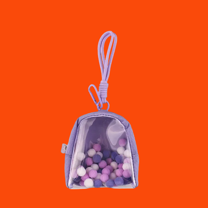 Game Ready Clear Display Mini Pouch | Delicate Collectible & Everyday Charm Bag